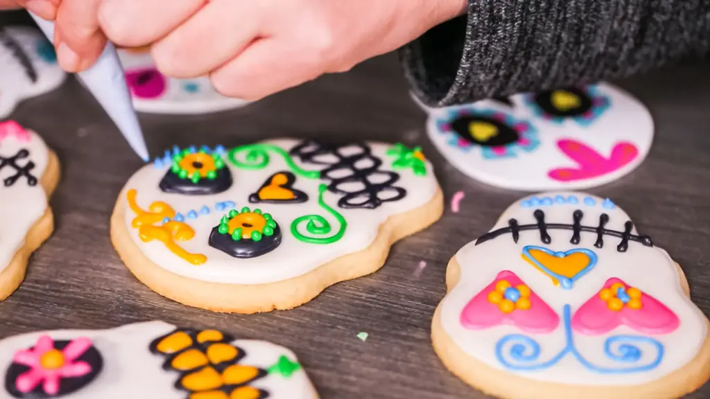 Tools and Materials for Color Mixing in Cookie Decorating